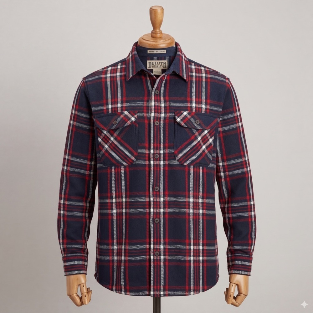Duluth Trading Men’s Woodsy Relaxed Fit Long sleeve heavyweight shacket size 2XL
